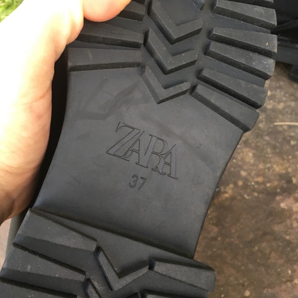 🖤 Zara Black Lace up Combats 🖤😊 - Picture 2 of 8